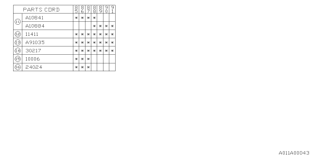 1987 Subaru XT Flywheel Diagram 2