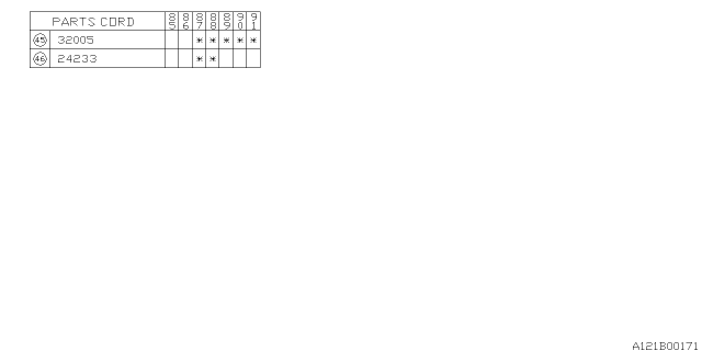 1990 Subaru XT Manual Transmission Transfer & Extension Diagram 3