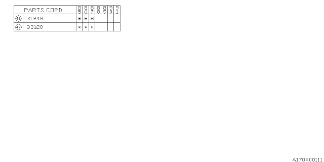 1987 Subaru XT Automatic Transmission Transfer & Extension Diagram 3