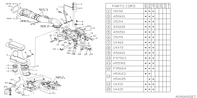 1985 Subaru XT Turbo Charger Diagram 1