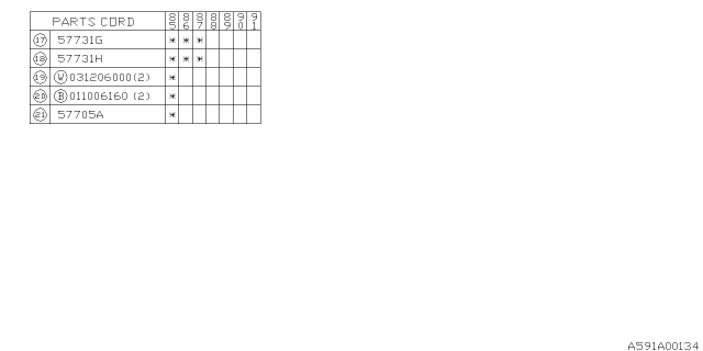 1986 Subaru XT Rear Bumper Diagram 4