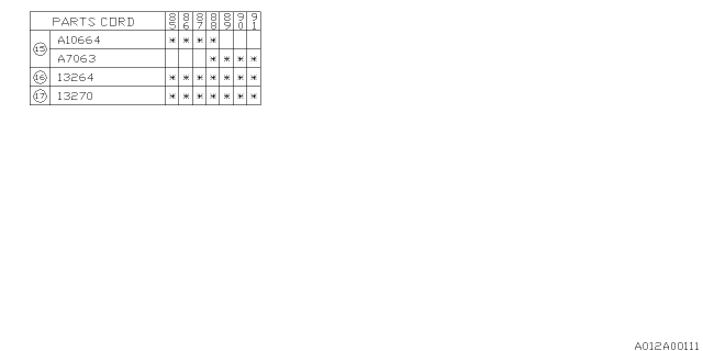 1987 Subaru XT Valve Mechanism Diagram 2