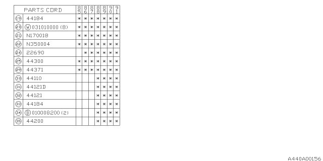 1986 Subaru XT Exhaust Diagram 3