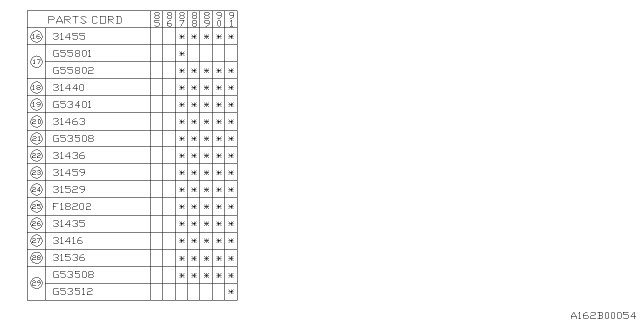 1988 Subaru XT Thrust Bearing 58X78X4 Diagram for 806558010