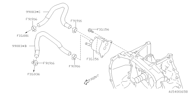 2021 Subaru Outback Automatic Transmission Case Diagram 1