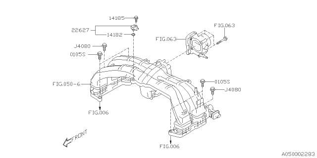 2021 Subaru Legacy Intake Manifold Diagram 7