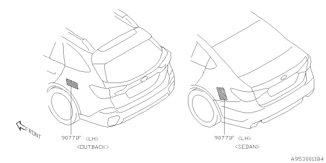 2021 Subaru Outback Silencer Diagram 1