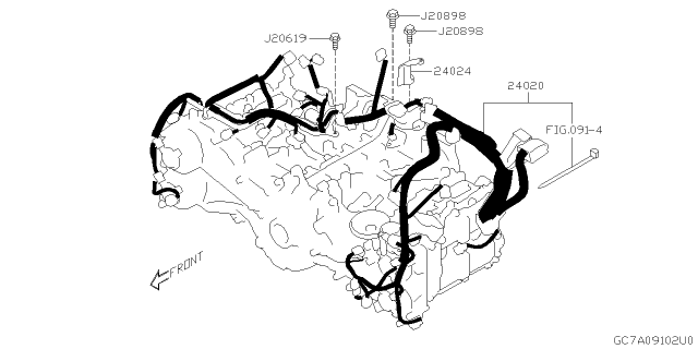 2021 Subaru Outback Engine Wiring Harness Diagram 3