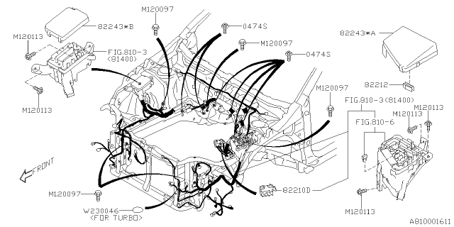2020 Subaru Outback Fuse PULLER Diagram for 82233AJ000