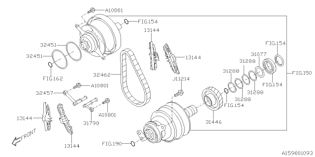 2020 Subaru Legacy Gear-RDCN Drive Diagram for 31446AA750