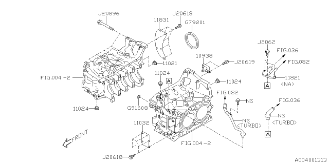 2021 Subaru Legacy Cylinder Block Diagram 2