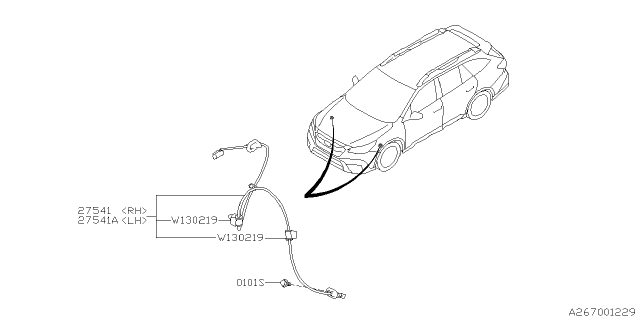 2020 Subaru Outback Antilock Brake System Diagram