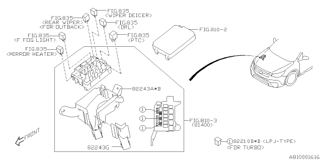 2021 Subaru Outback Protector Sb Ud Diagram for 81931AN17A