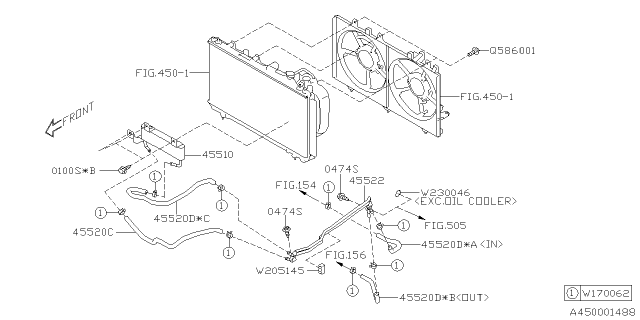 2020 Subaru Legacy Engine Cooling Diagram 1