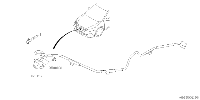 2020 Subaru Legacy ADA System Diagram 5