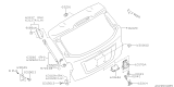 Diagram for 2014 Subaru XV Crosstrek Trunk Lid Lift Support - 63269FJ020