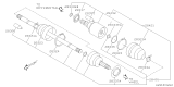 Diagram for Subaru Axle Shaft Retainer - 28435FJ030