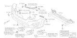 Diagram for Subaru Bumper - 57704FJ003