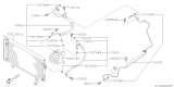 Diagram for Subaru A/C Hose - 73424FJ000