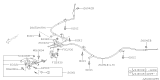 Diagram for 2012 Subaru Forester Parking Brake Cable - 26051FG050