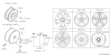 Diagram for 2013 Subaru Forester Spare Wheel - 28151SC030