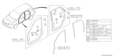 Diagram for Subaru Window Run - 63527SC020