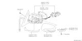 Diagram for 2011 Subaru Forester Mirror Cover - 91054SC031NN