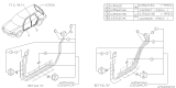 Diagram for 1998 Subaru Forester Door Seal - 62711FC000