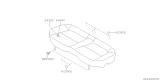 Diagram for 1999 Subaru Forester Seat Cushion - 64320FC000