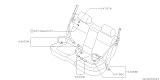 Diagram for 2000 Subaru Forester Seat Belt - 64651FC111GC