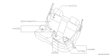 Diagram for 1998 Subaru Forester Seat Belt - 64651FC110GC