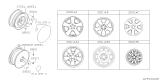 Diagram for 2001 Subaru Forester Spare Wheel - 28111FC020