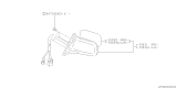 Diagram for 2000 Subaru Forester Car Mirror - 91031FC050NN