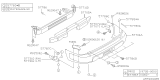 Diagram for 1998 Subaru Forester Bumper - 57720FC020