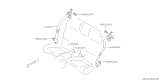 Diagram for 2018 Subaru BRZ Seat Belt - 64660CA110