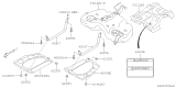 Diagram for Subaru BRZ Fuel Tank Strap - 42017CA000