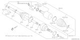 Diagram for Subaru Impreza CV Joint - 28392FJ000