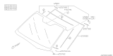 Diagram for Subaru Windshield - 65009FJ081