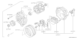 Diagram for 2000 Subaru Outback Alternator Case Kit - 23718AA080