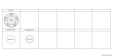 Diagram for 2005 Subaru Baja Wheel Cover - 28821AE070