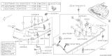 Diagram for 2004 Subaru Impreza Fuel Line Clamps - 42037AE131