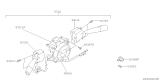 Diagram for 2006 Subaru Baja Wiper Switch - 83114AE151