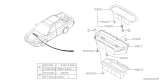 Diagram for 2004 Subaru Legacy Grille - 90821AE020NN