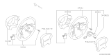 Diagram for 2003 Subaru Outback Steering Column Cover - 34317AE04A