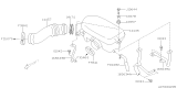 Diagram for Subaru Outback Air Intake Coupling - 14457AA35A