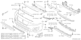 Diagram for Subaru Crosstrek Bumper - 57704FL010