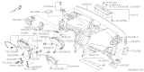 Diagram for 2018 Subaru Crosstrek Steering Column Cover - 66241FL100