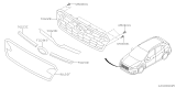 Diagram for 2019 Subaru Crosstrek Grille - 91122FL100