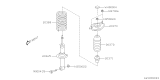 Diagram for 2019 Subaru Crosstrek Shock And Strut Mount - 20370FL000