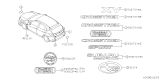 Diagram for Subaru Impreza Emblem - 93013VA090